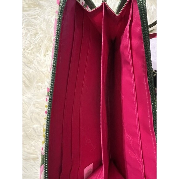 NWT Vera Bradley Turn Lock Wallet In Olivia Pink Pattern Floral Zip Around - Picture 9 of 9